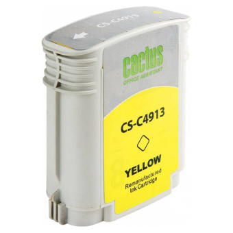 Картридж струйный CACTUS (CS-C4913) для плоттеров HP DesignJet 500/510/800, желтый за 572 ₽. Картриджи для плоттеров. Доставка по России. Без переплат!
