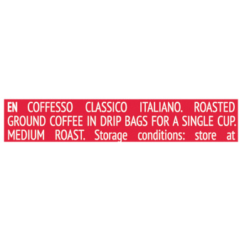 Кофе в дрип-пакетах COFFESSO "Classico Italiano" 5 порций по 9 г, 102313 за 293 ₽. Кофе растворимый. Доставка по России. Без переплат!
