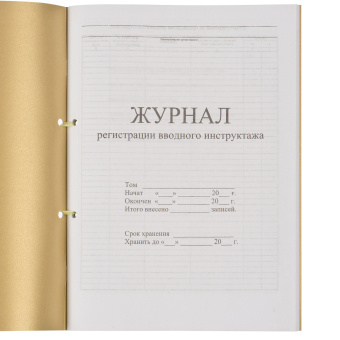Журнал регистрации вводного инструктажа, 32 л., сшивка, пломба, обложка ПВХ, 130204 за 857 ₽. Журналы регистрации. Доставка по России. Без переплат!
