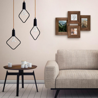 Рамка из мангового дерева BRAUBERG LOFT QUAD, фото разного размера, стекло, 52х39 см, 391283 за 2 545 ₽. Рамки для дипломов, сертификатов, грамот, фотографий. Доставка по России. Без переплат!