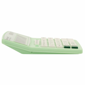 Калькулятор настольный BRAUBERG EXTRA PASTEL-12-LG (206x155 мм), 12 разрядов, двойное питание, МЯТНЫЙ, 250488 за 880 ₽. Калькуляторы настольные. Доставка по России. Без переплат!