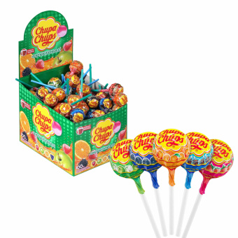 Карамель CHUPA CHUPS (Чупа-Чупс) фруктовая с соком + кола, 12 г, 61888 за 18 ₽. Леденцы, карамель и драже. Доставка по России. Без переплат!