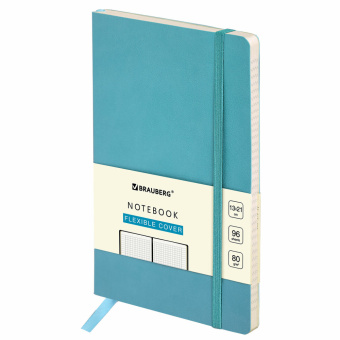 Блокнот А5 (130х210 мм), BRAUBERG ULTRA, под кожу, 80 г/м2, 96 л., клетка, бирюзовый, 113009 за 255 ₽. Бизнес-блокноты и бизнес-тетради. Доставка по России. Без переплат!