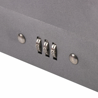 Ящик для денег, ценностей, документов, печатей, 80х195х290 мм, кодовый замок, темно-серый, BRAUBERG, 290457 за 2&nbsp;386 ₽. Ящики для денег, ценностей, документов, печатей. Доставка по России. Без переплат!