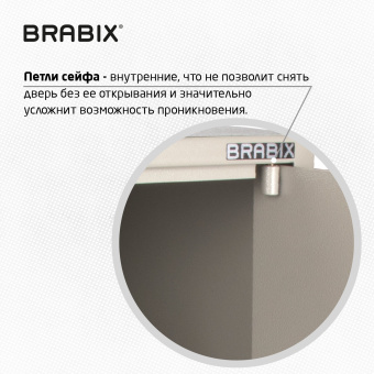 Сейф мебельный BRABIX "D-24m", 240х310х260 мм, 7 кг, ключевой замок, крепление к стене, 291162 за 5&nbsp;800 ₽. Сейфы мебельные, офисные. Доставка по России. Без переплат!