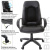 Кресло офисное BRABIX "Strike EX-525", экокожа черная, ткань черная, TW, 531381 за 13 890 ₽. Кресла для руководителей. Доставка по России. Без переплат!
