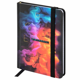 Блокнот с резинкой в клетку 96 л., МАЛЫЙ ФОРМАТ А6, 109х148 мм, твердая обложка, BRAUBERG, "Pigment", 116335 за 161 ₽. Блокноты в книжном переплете. Доставка по России. Без переплат!