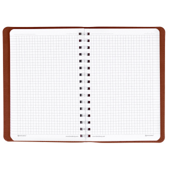 Бизнес-тетрадь на гребне А5 148x218 мм, BRAUBERG "Office PRO", под кожу, клетка, 80 л., коричневая, 111044 за 276 ₽. Бизнес-блокноты и бизнес-тетради. Доставка по России. Без переплат!