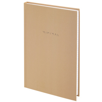 Блокнот А5 134х206 мм, 80 л., твёрдый, клетка, BRAUBERG "Minimal", бежевый, 116438 за 161 ₽. Блокноты. Доставка по России. Без переплат!