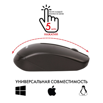 Мышь беспроводная SONNEN M-3032, USB, 1200 dpi, 2 кнопки + 1 колесо-кнопка, оптическая, черная, 512640 за 392 ₽. Мыши беспроводные компьютерные. Доставка по России. Без переплат!