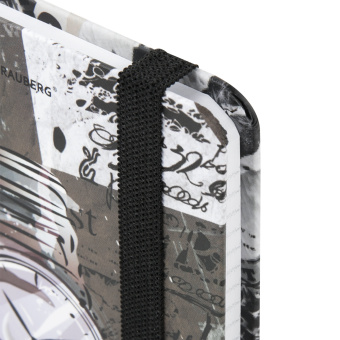 Блокнот с резинкой в клетку 96 л., МАЛЫЙ ФОРМАТ А6 (109х148 мм), твердая обложка, BRAUBERG, "Часы", 113737 за 159 ₽. Блокноты в книжном переплете. Доставка по России. Без переплат!