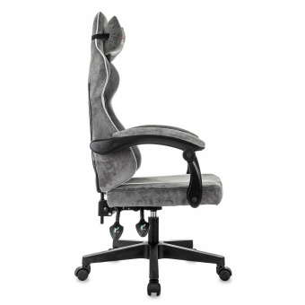 Кресло компьютерное BRABIX "Shooter GM-123", 2 подушки, ткань, серое, 533192 за 12&nbsp;606 ₽. Кресла игровые. Доставка по России. Без переплат!
