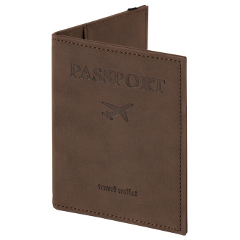 Обложка для паспорта с карманами и резинкой, мягкая экокожа, "PASSPORT", коричневая, BRAUBERG, 238204 за 385 ₽. Обложки для паспорта. Доставка по России. Без переплат!