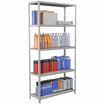 Стеллаж металлический BRABIX "MS Plus-200/40-5", 2000х1000х400 мм, 5 полок, регулируемые опоры, 291109, S241BR164502 за 8&nbsp;786 ₽. Стеллажи металлические универсальные. Доставка по России. Без переплат!