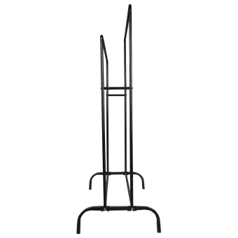 Вешалка для плечиков двухъярусная BOOMHOUSE (БУМХАУС) GR-002 (В1300-1500xШ1100xГ550 мм), металл, черная, 701436 за 1&nbsp;599 ₽. Вешалки-стойки. Доставка по России. Без переплат!