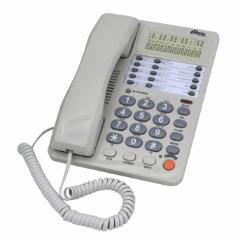 Телефон RITMIX RT-495 white, АОН, спикерфон, память 60 номеров, тональный/импульсный режим, белый, 80002153 за 2 812 ₽. Стационарные телефоны. Доставка по России. Без переплат!