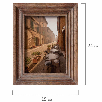 Рамка из мангового дерева BRAUBERG LOFT EL CLASICO, фото 13х18 см, стекло, 19х24 см, 391286 за 691 ₽. Рамки для дипломов, сертификатов, грамот, фотографий. Доставка по России. Без переплат!