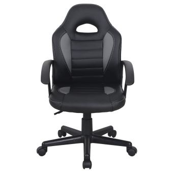 Кресло компьютерное BRABIX "Spark GM-201", экокожа, черное/серое, 532504 за 10 513 ₽. Кресла игровые. Доставка по России. Без переплат!