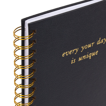 Бизнес-тетрадь на гребне А5 148х216 мм, BRAUBERG "Calipso" под кожу, резинка, клетка, 80 л., черная, 116252 за 352 ₽. Бизнес-блокноты и бизнес-тетради. Доставка по России. Без переплат!