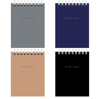 Блокнот МАЛЫЙ ФОРМАТ А7 75х105 мм, 40 л., гребень, картон, клетка, BRAUBERG "Minimal Classic", 116430 за 16 ₽. Блокноты. Доставка по России. Без переплат!