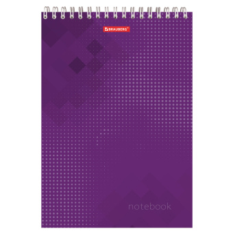 Блокнот БОЛЬШОЙ ФОРМАТ А4 200х290 мм, 80 л., гребень, картон, жесткая подложка, клетка, BRAUBERG, "Бизнес", 129804 за 149 ₽. Блокноты. Доставка по России. Без переплат!