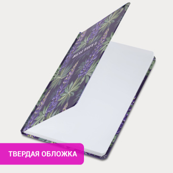 Ежедневник недатированный с резинкой А5 (145х203 мм), BRAUBERG, твердый, 128 л., "Beautiful Flowers", 114558 за 159 ₽. Ежедневники с твердой обложкой. Доставка по России. Без переплат!