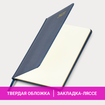 Еженедельник датированный 2025, А5, 145х215 мм, BRAUBERG "Iguana", под кожу, синий, 115960 за 94 ₽. Еженедельники. Доставка по России. Без переплат!