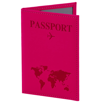 Обложка для паспорта "Passport map", экокожа soft-touch, малиновая, STAFF, 238761 за 109 ₽. Обложки для паспорта. Доставка по России. Без переплат!