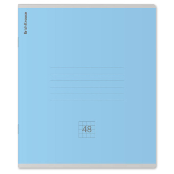Тетрадь А5, 48 л., скоба, клетка, обложка картон, ERICH KRAUSE "КЛАССИКА", микс в спайке, 56099 за 57 ₽. Тетради 40-48 листов. Доставка по России. Без переплат!