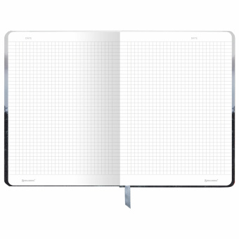 Блокнот с резинкой в клетку 96 л., А5 145х203 мм, твердая обложка, BRAUBERG, "Туман", 116315 за 243 ₽. Блокноты в книжном переплете. Доставка по России. Без переплат!