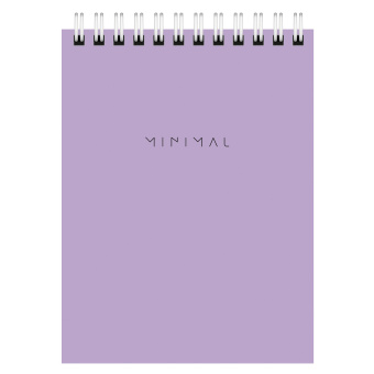 Блокнот МАЛЫЙ ФОРМАТ А6 108х145 мм, 40 л., гребень, картон, клетка, BRAUBERG "Minimal Pastel", 116429 за 28 ₽. Блокноты. Доставка по России. Без переплат!