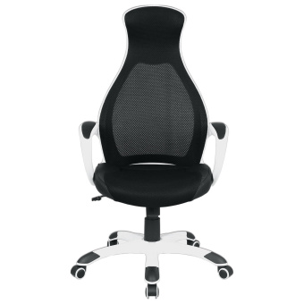 Кресло офисное BRABIX PREMIUM "Genesis EX-517", пластик белый, ткань/экокожа/сетка черная, 531573 за 13 853 ₽. Кресла современного дизайна. Доставка по России. Без переплат!