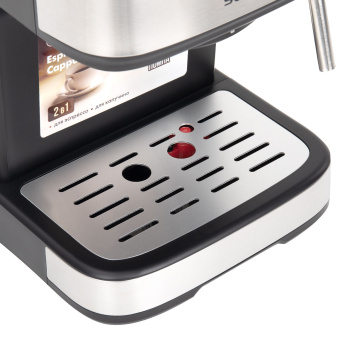 Кофеварка рожковая ручной капучинатор SONNEN CM8501, 1100 Вт, 1,5 л, 15 бар, черная/серебро, 456335 за 6&nbsp;786 ₽. Кофеварки рожковые. Доставка по России. Без переплат!