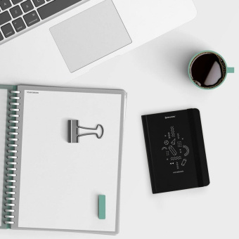 Блокнот с резинкой в клетку 96 л., МАЛЫЙ ФОРМАТ А6 (109х148 мм), твердая обложка, BRAUBERG, "Elements", 113736 за 161 ₽. Блокноты в книжном переплете. Доставка по России. Без переплат!