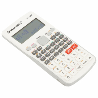 Калькулятор инженерный BRAUBERG SC-880-N, 417 функций, 10+2 разрядов, батарея, БЕЛЫЙ, 250526 за 2 124 ₽. Калькуляторы инженерные. Доставка по России. Без переплат!