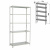 Стеллаж металлический BRABIX "MS Plus-200/40-5", 2000х1000х400 мм, 5 полок, регулируемые опоры, 291109, S241BR164502 за 8&nbsp;786 ₽. Стеллажи металлические универсальные. Доставка по России. Без переплат!