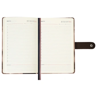 Ежедневник недатированный А5 138х213 мм BRAUBERG "Nebula", под кожу, застежка, 160 л., коричневый, 116236 за 444 ₽. Ежедневники с покрытием "под кожу и ткань". Доставка по России. Без переплат!