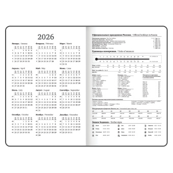 Ежедневник датированный 2026 с резинкой 145х203 мм, А5, BRAUBERG твердый, фольга, "Млечный путь", 117345 за 278 ₽. Ежедневники с твердой обложкой. Доставка по России. Без переплат!