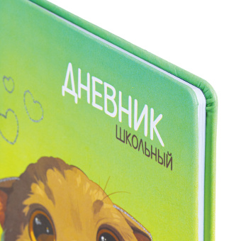 Дневник 1-11 класс 48 л., кожзам (твердая), печать, глиттер, ЮНЛАНДИЯ, "Котик", 107217 за 225 ₽. Дневники универсальные. Доставка по России. Без переплат!
