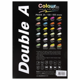 Бумага цветная DOUBLE A, А4, 80 г/м2, 500 л., пастель, желтая за 1 357 ₽. Бумага цветная форматная. Доставка по России. Без переплат!