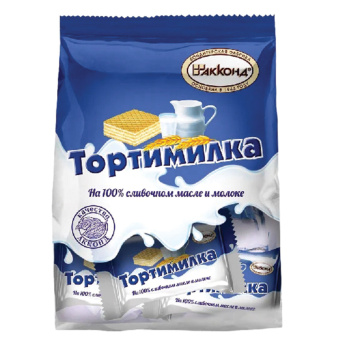Вафли АККОНД "Тортимилка" со сливочной сбивной начинкой, 250 г за 334 ₽. Вафли, пряники. Доставка по России. Без переплат!