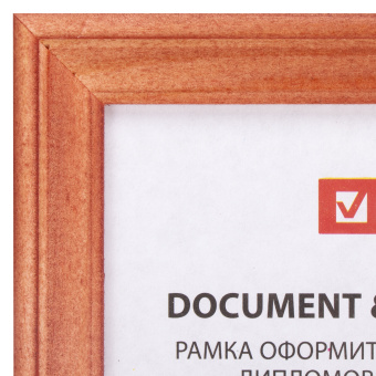 Рамка 15х20 см, дерево, багет 18 мм, BRAUBERG "Pinewood", красное дерево, стекло, подставка, 391217 за 141 ₽. Рамки для дипломов, сертификатов, грамот, фотографий. Доставка по России. Без переплат!