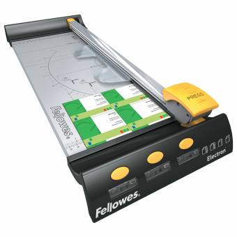 Резак роликовый FELLOWES ELECTRON A3, 4 стиля резки, до 12 л., длина резки 455 мм, FS-54105 за 12 060 ₽. Резаки для бумаги. Доставка по России. Без переплат!