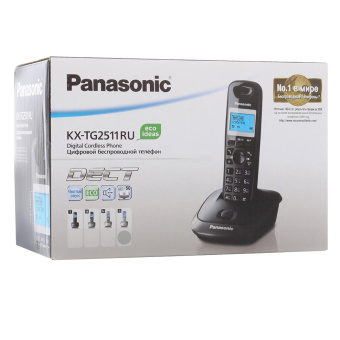 Радиотелефон PANASONIC KX-TG2511RUS, память 50 номеров, АОН, повтор, спикерфон, полифония, серебро за 6 696 ₽. Радиотелефоны. Доставка по России. Без переплат!
