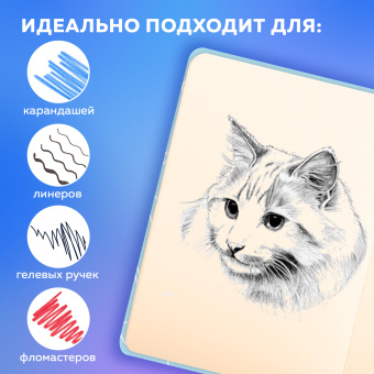 Скетчбук, слоновая кость 140 г/м2, 130х210 мм, 80 л., софт-тач, резинка, BRAUBERG ART CLASSIC, "Милый гусь", 116469 за 329 ₽. Альбомы, скетчбуки и бумага для графики и эскизов. Доставка по России. Без переплат!