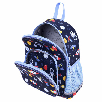 Рюкзак BRAUBERG KIDS PLAY детский, 1 отделение, 3 кармана, "In space", 29х23х12 см, 272051 за 885 ₽. Рюкзаки для дошкольников. Доставка по России. Без переплат!