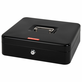 Ящик для денег, ценностей, документов, печатей, 90х240х300 мм, ключевой замок, черный, BRAUBERG, 291348 за 1&nbsp;708 ₽. Ящики для денег, ценностей, документов, печатей. Доставка по России. Без переплат!