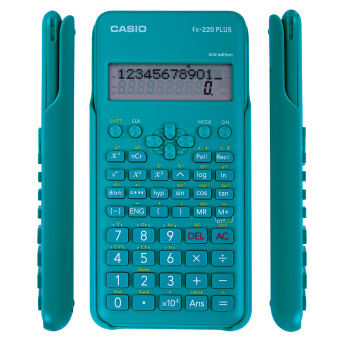 Калькулятор инженерный CASIO FX-220PLUS-2-S (155х78 мм), 181 функция, питание от батареи, сертифицирован для ЕГЭ, FX-220PLUS-2-S- за 1 967 ₽. Калькуляторы инженерные. Доставка по России. Без переплат!