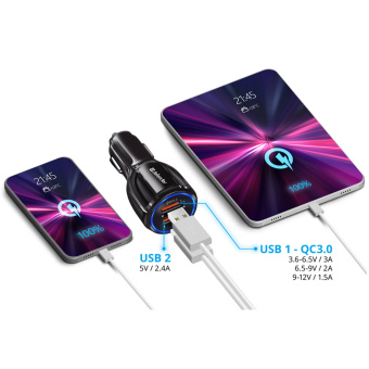 Зарядное устройство АВТОМОБИЛЬНОЕ, 2 порта USB, выходной ток 3А, черное, DEFENDER UCA-100, 83833 за 651 ₽. Зарядные устройства для портативной электроники. Доставка по России. Без переплат!