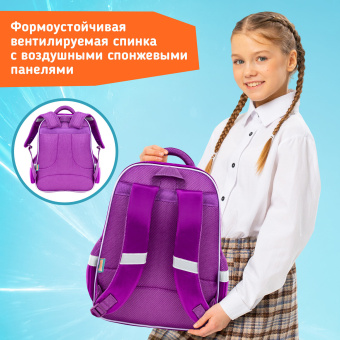 Рюкзак SNOOBAG (СНУБЭГ) FLOSSY, 2 отделения, 3 кармана, "Мечтатель", объемный дизайн, 40х28х18 см, 274441 за 1&nbsp;501 ₽. Рюкзаки для начальной и средней школы. Доставка по России. Без переплат!